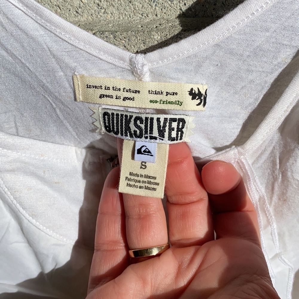 Quiksilver Women’s Port Elizabeth Tank in White - Picture 8 of 8